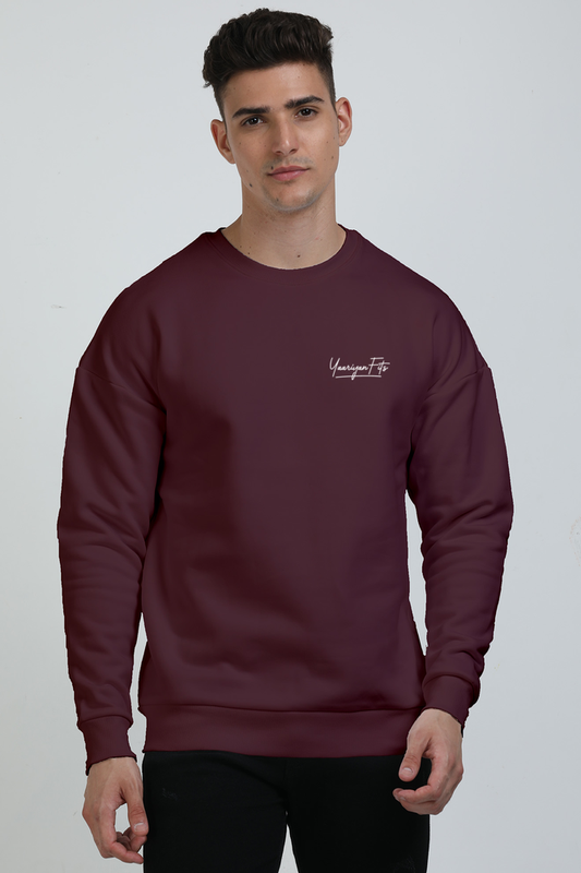 Oversized Sweatshirt (Light Logo Print)