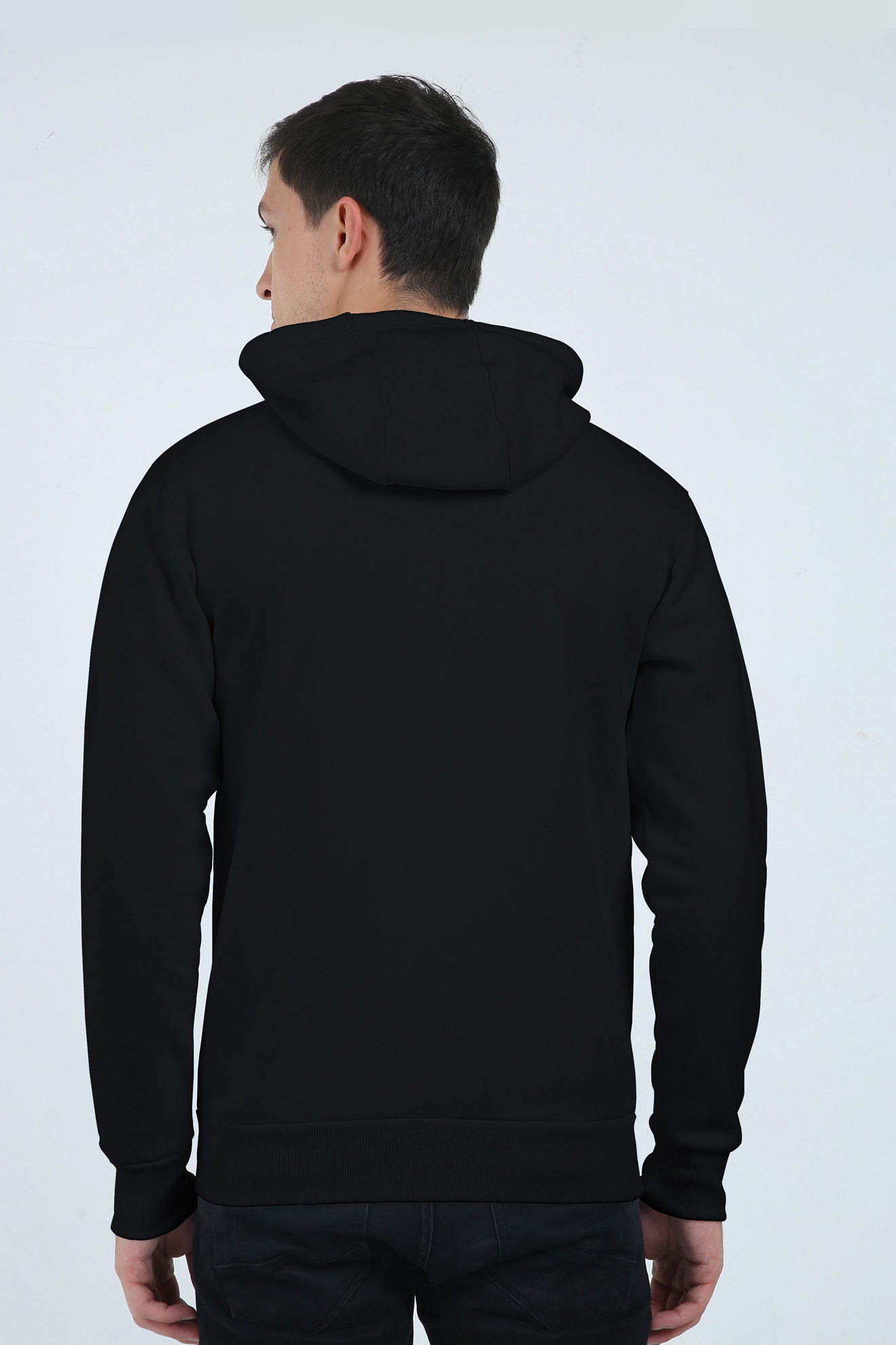 Unisex Fleece Heavyweight Zip Hoodie - Black